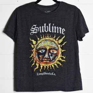 Sublime Women’s Band Concert Short Sleeve T-Shirt Size Small Gray